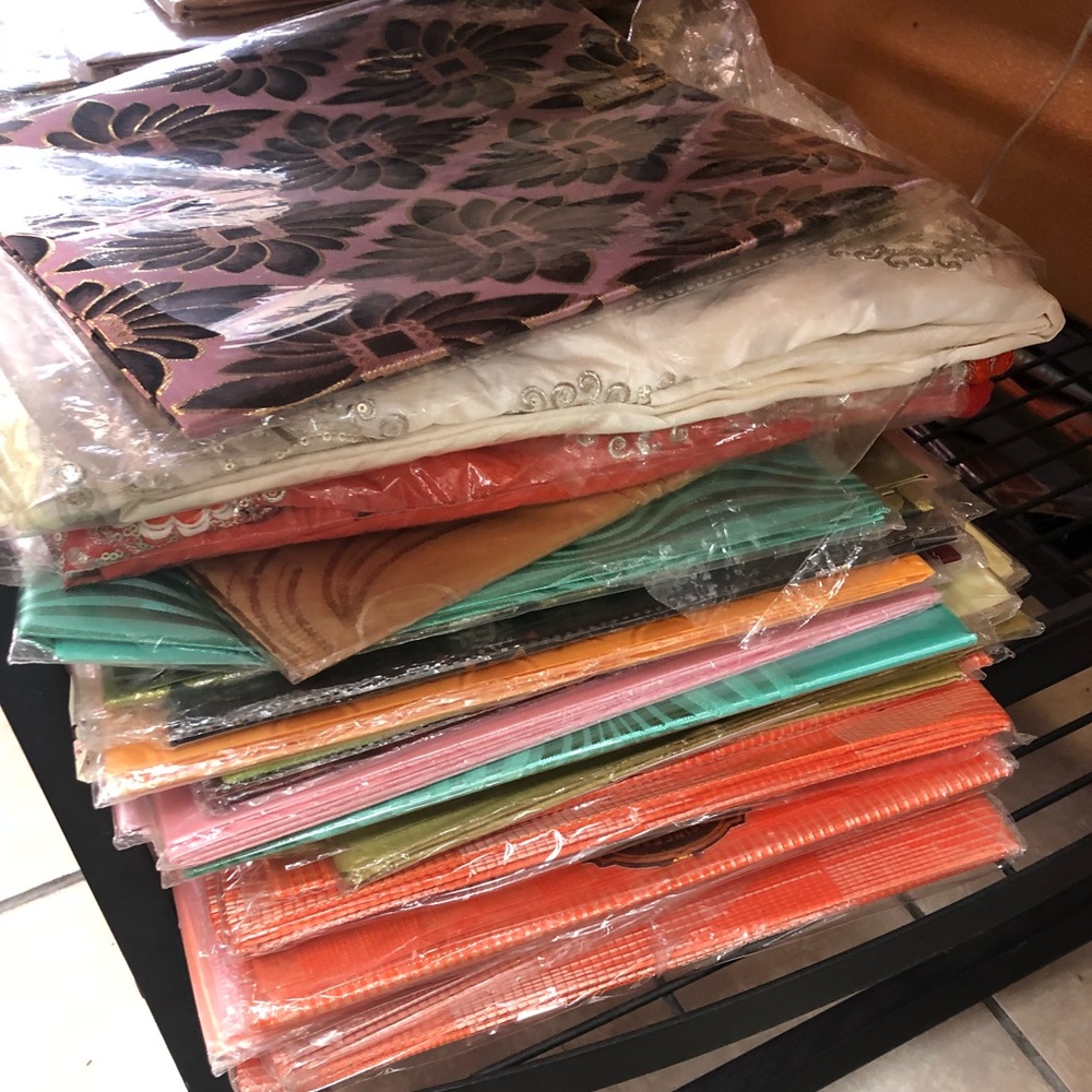 GELE (a flat piece of fashionable fabric)
